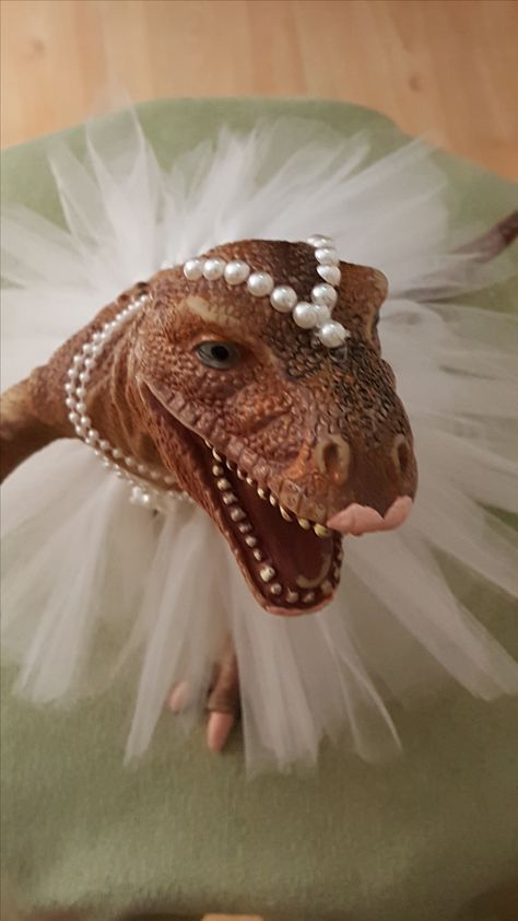 Dinosaur Princess Party Dino Bachelorette Party, Dinosaur Toy Aesthetic, Dinosaur Bridal Shower Ideas, Jurassic Park Bachelorette Party, Dinosaur Bachelorette Party, Dinosaur Tea Party, Diy Party Animals, Plastic Animal Crafts, Decoupage Glass