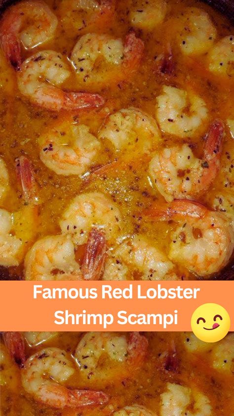 Craving the iconic flavors of Red Lobster? Try our irresistible Red Lobster Shrimp Scampi recipe! Made with succulent shrimp, garlic, buttery sauce, and a hint of white wine, this dish is sure to impress your taste buds. Perfect for seafood lovers and easy to make at home! Red Lobster Shrimp Scampi Recipe, Red Lobster Shrimp Scampi, Red Lobster Shrimp, Pescatarian Meals, Recipes With Parmesan Cheese, Shrimp Scampi Recipe, Scampi Recipe, Sauteed Shrimp, Heirloom Recipes