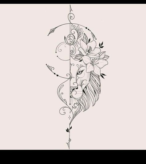 Dragons Tattoo, Kunst Tattoos, Tattoo Trend, Leo Tattoos, Inspiration Tattoos, Tattoo Feminina, Spine Tattoos, Tattoo Life, Tattoo Set