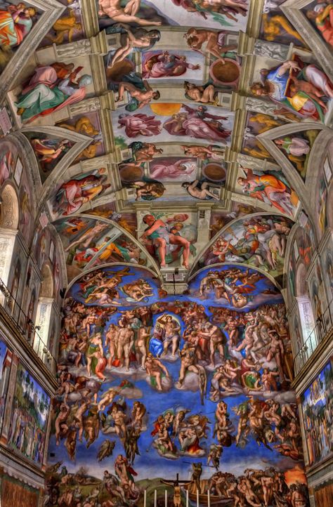 Italy Fall, Italy Places, Trip Italy, Sistine Chapel Ceiling, Vatican Rome, Visit Rome, Istoria Artei, Buku Harry Potter, Sistine Chapel