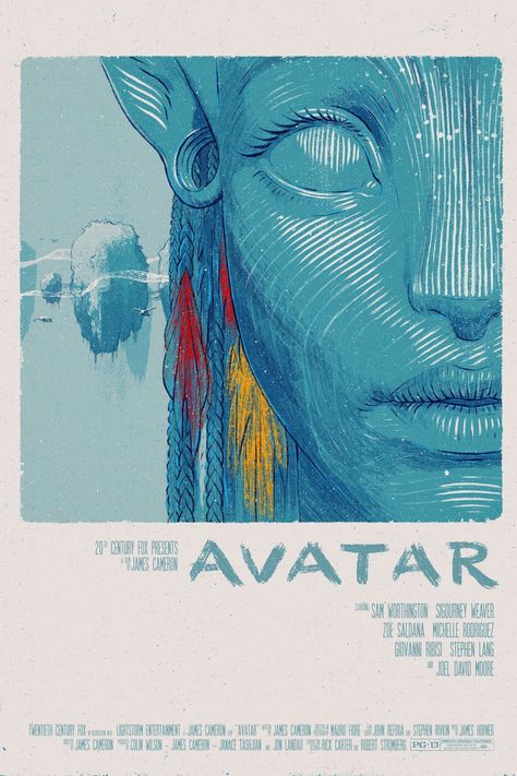 Avatar (2008) Avatar Film, Aesthetic Art Wall, Avatar Poster, Filmy Vintage, Wall Decor Painting, Cafe Aesthetic, Pandora Avatar, Movie Poster Wall, Avatar Movie