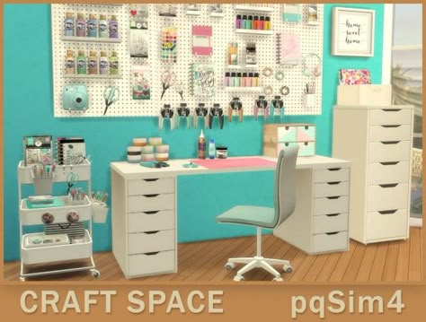 PQSims4: Craft Space • Sims 4 Downloads Sims 4 Clutter Maxis Match, Sims 4 Pack, Sims 4 Cc Furniture Living Rooms, Lotes The Sims 4, Sims 4 Kitchen, Sims Furniture, Diy Furniture Cheap, The Sims 4 Pc, Intimo Calvin Klein