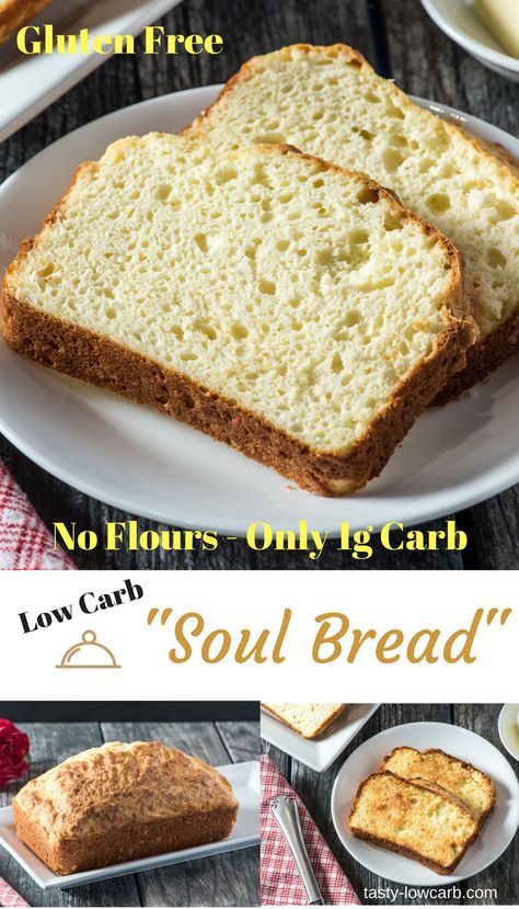 Soul Bread, Boiled Egg Diet Plan, Low Carb Low Sugar, Low Carb Diet Recipes, Healthy Low Carb Recipes, Carb Meals, Low Carb Dinner Recipes, Low Carb Bread, Low Carb Meals Easy