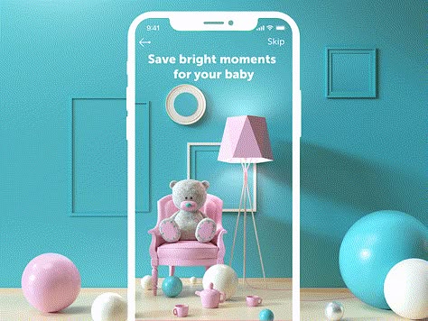 App Poster, Creative Ui Design, App Ads, Ux Ui Design Inspiration, Inmobiliaria Ideas, Baby Apps, Ui Design Trends, App Promotion, Publicidad Creativa