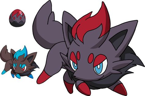 570 - Zorua - Art v.2 by Tails19950 Zorua Pokemon, Dark Type Pokemon, Zoroark Pokemon, Pokemon Wiki, Pokemon Sketch, Oc Pokemon, Ghost Type, Pokemon Oc, Shiny Pokemon