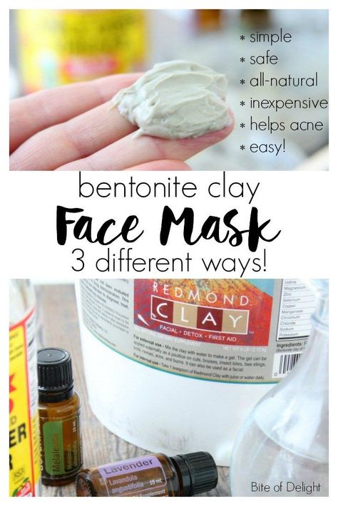 Bentonite Clay Mask 3 Ways! This simple and inexpensive mud mask will be your new favorite way to pamper your delicate skin! | Beauty Recipe | All Natural Diy Bentonite Clay Mask, Apothecary Business, Bentonite Clay Face Mask, Bentonite Clay Mask, Homemade Face Mask, Fundraiser Event, Face Scrub Homemade, Clay Face Mask, Face Mask Recipe