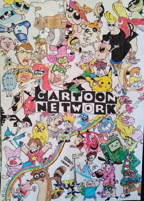 Bringing all the old (and added some new) cartoon network characters back to life Cartoon Network Doodle, Old Cartoon Network, Cartoon Network Characters, Cn Cartoon Network, Old Cartoons, Cartoon Tv, Cartoon Network, Doodle Art, To Share