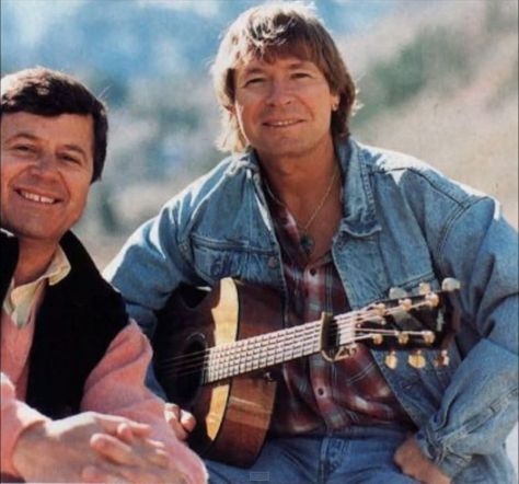 with Ray Martin, Maroon Bells, 1994 John Denver Family, John Denver Aspen, John Denver Pictures, Maroon Bells, Young Celebrities, John Denver, Country Rock, Make Pictures, Country Music Singers