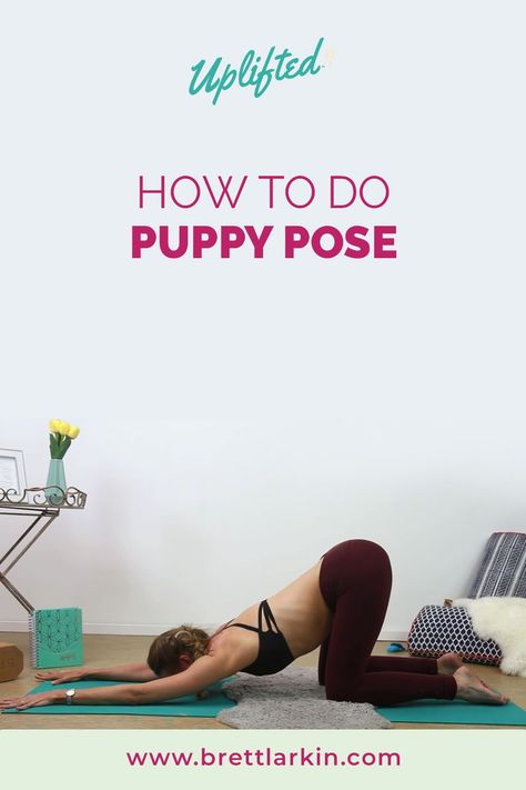 Learn more about Puppy pose yoga benefits. Puppy Pose is a gentle and soothing yoga pose that can help relieve tension in the upper body and improve flexibility over time. As with any yoga pose, listen to your body and don't push yourself into any position that causes pain or discomfort. #yogapose #yogaasana #asana #puppypose Puppy Pose Yoga, Prenatal Yoga Poses, Popular Yoga Poses, Become A Yoga Instructor, Beginner Poses, Puppy Pose, Home Yoga Practice, Yoga Props, Push Yourself