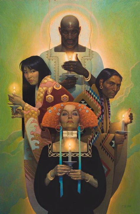 Thomas Blackshear. A Common Thread. Thomas Blackshear, Fantasy Magic, Arte Sketchbook, Wow Art, Anatomy Art, Pretty Art, 그림 그리기, Aesthetic Art, Amazing Art