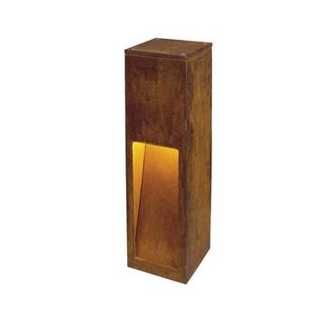 Rusty Slot Outdoor Bollard. Found at Lightology - kinda cool outdoor option. Sourced by Kara Free Standing Lamps, Outdoor Post Light, Driveway Lighting, Garden Tool Shed, Outdoor Path Lighting, Modern Outdoor Lighting, Stair Lighting, Steel Lighting, Rustic Home Design