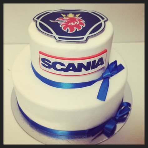 Scania cake, scaniakakku, scania kaka Scania Cake, Lorry Cake, Truck Cake, Truck Cakes, Cake Designs Birthday, Cake Designs, Party Time, Tart, Birthday Parties