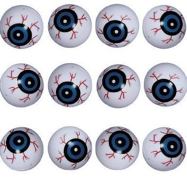 Amazon.com: Plastic Eyeballs 12ct: Toys & Games Halloween Mini Golf, Party Shopping List, Mad Scientist Theme, Zombie Birthday Cakes, Terraria Party, Party City Halloween, Halloween Party Essentials, Halloween Tree Ornaments, Zombie Decorations