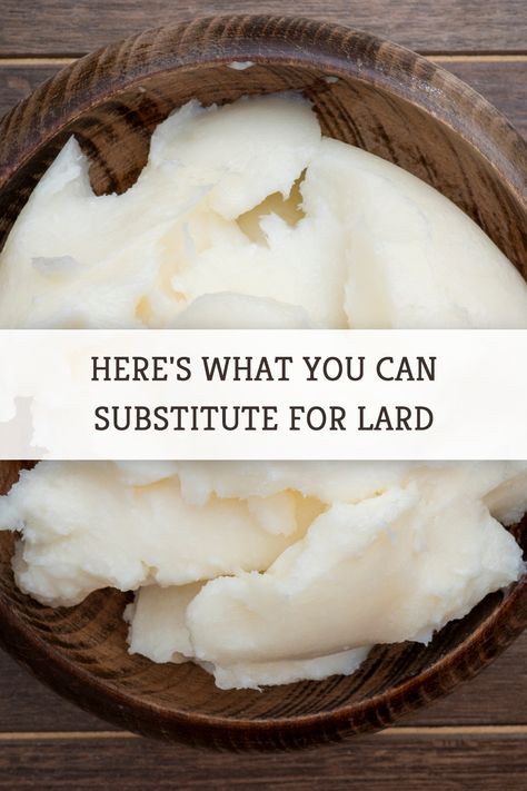 Uses For Lard, Recipes Using Lard, Recipes With Lard, Lard Substitute, Storing Fresh Ginger, Lard Recipe, Survival Homestead, Rendering Lard, Healthy Baking Substitutes