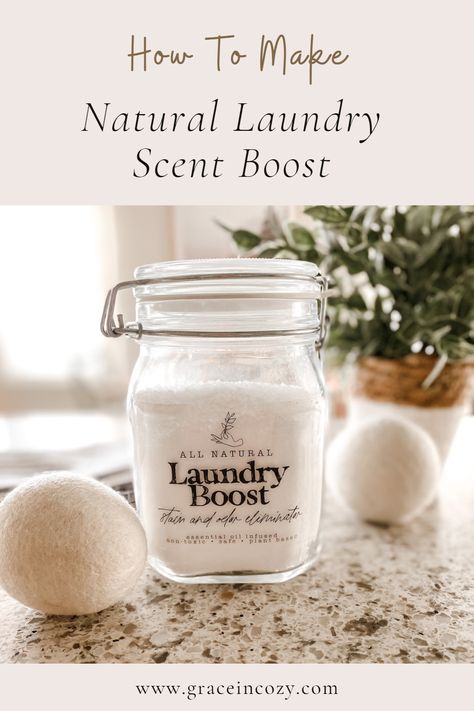 Essential Oils For Laundry, Laundry Scent Booster, Laundry Diy, Homemade Laundry Soap, Laundry Beads, Laundry Detergent Recipe, Laundry Scent Boosters, Laundry Soap Homemade, Diy Laundry Detergent