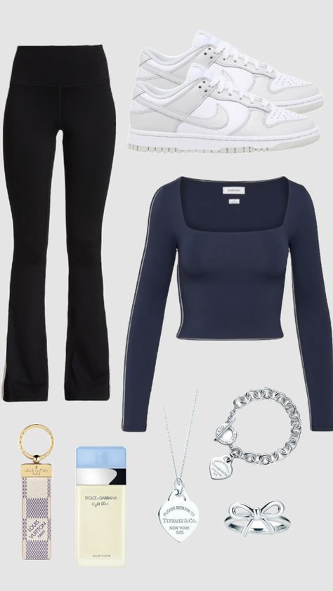 #outfitinspo #expensive #outfit #fancy #blue #aritzia Aritzia Outfits, Aritzia Outfit, Outfit Shuffles, Cute Lazy Day Outfits, Lazy Day Outfits, Basic Fits, Stockholm Fashion, Pretty Makeup, Girly Outfits