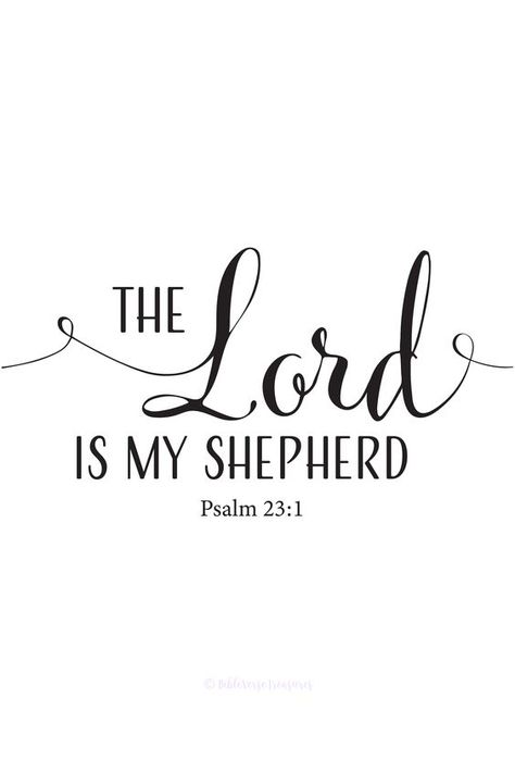 Birth Advice, Christian Typography, Journal Bible Quotes, Short Bible Verses, Psalm 23 1, The Lord Is My Shepherd, Christian Verses, Mom Life Quotes, Christian Messages