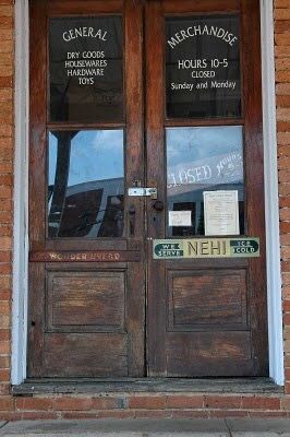 Love these doors Books Sculpture, Window Lettering, Mercantile Store, Andy Davis, Old General Stores, Ashley Davis, Long Suffering, Country Stores, Surf Travel