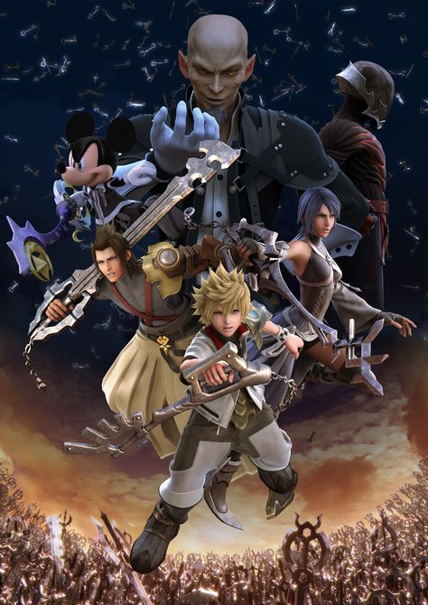 Kingdom Hearts | Square Enix | Disney Interactive Studios Kingdom Hearts Birth By Sleep, Birth By Sleep, Kingdom Hearts Wallpaper, Kingdom Hearts Games, Kingdom Of Hearts, Kingdom Hearts Characters, Baby Backdrop, Hearts Wallpaper, Kingdom Hearts Fanart