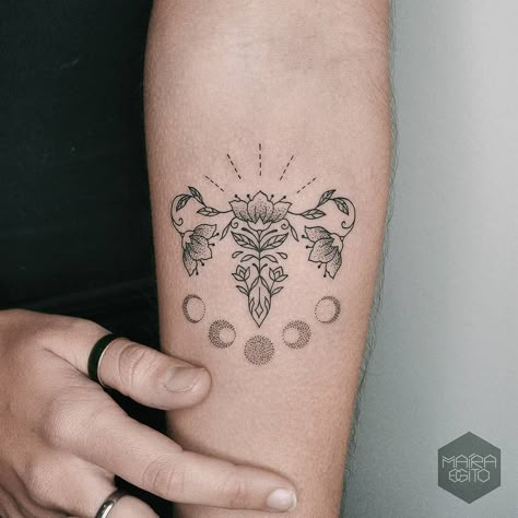 Endo Tattoo, Uterus Tattoo, Fertility Tattoo, Womb Tattoo, Places To Get Tattoos, Feminist Tattoo, Sigil Tattoo, Dream Tattoos, Friend Tattoos