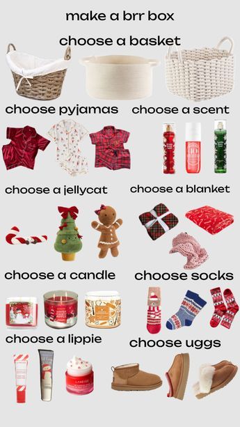 Check out flomsmillie's Shuffles #brrbasket MAKE A BRR BASKET❄️🎄🤍 Best Friend Brr Basket, Cute Brr Basket Ideas, Christmas Brr Basket Ideas, Brr Basket For Teen Girl, Pick A Gift Basket, Brr Baskets For Him, Make A Brr Basket, Mini Brr Basket, Burr Basket Friends