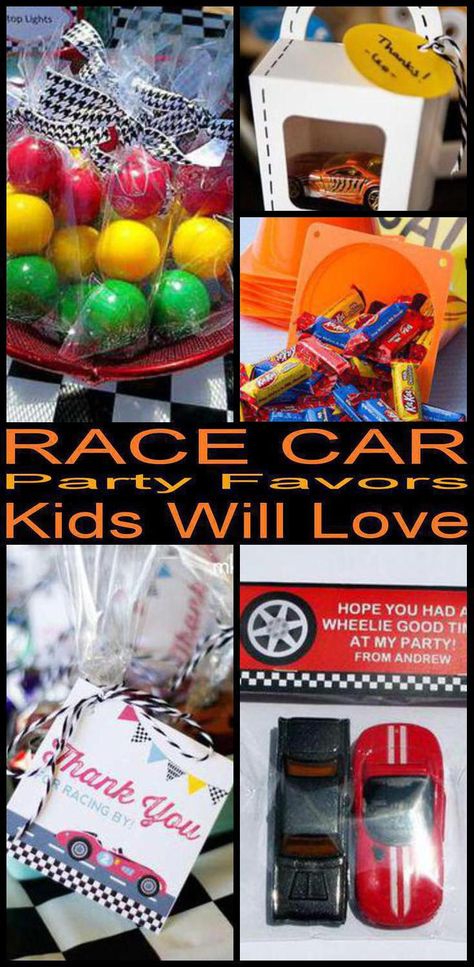 Best race car party favors for boys and girls. Kids will love these awesome Race Car party favors. Hot Wheels Party Favors, Car Party Favors, Two Fast Two Furious, Race Car Party Favors, Birthday Party Favors For Kids, Race Car Party Decorations, Cars Party Favors, Birthday Party Goodie Bags, Hotwheels Birthday Party