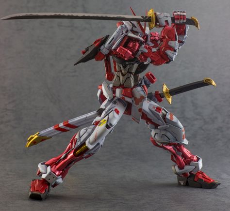 GUNDAM GUY: MG 1/100 Gundam Astray Red Frame - Painted Build Futuristic Samurai, Astray Red Frame, Close Combat, Strike Gundam, Mecha Suit, Gundam Astray, Gundam Toys, Gundam Mobile Suit, Really Cool Drawings