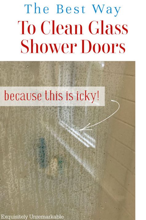 The Best Way To Clean Glass Shower Doors Clean Glass Shower Doors, Cleaning Glass Shower Doors, Glass Shower Door Cleaner, Shower Door Cleaner, Clear Shower Door, Cleaning Shower Glass, Homemade Glass Cleaner, Clean Shower Doors, Window In Shower