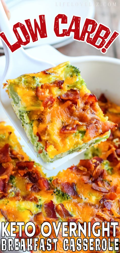 Keto Breakfast Casserole, Low Carb Breakfast Casserole, Best Keto Breakfast, Overnight Breakfast Casserole, Overnight Breakfast, Keto Breakfasts, List Of Foods, Keto Casserole, Crockpot Breakfast