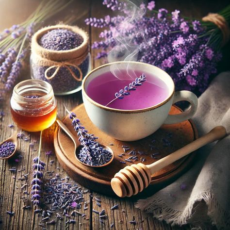 Relax and rejuvenate with the soothing essence of our Lavender Herbal Tea. This caffeine-free blend is crafted from premium lavender flowers, known for their calming aroma and delicate floral flavor. Each sip is a tranquil escape, perfect for unwinding after a long day or creating a moment of serenity in your routine. Rich in natural antioxidants, this herbal infusion is as nourishing as it is relaxing. Enjoy it hot for a cozy, calming experience or iced for a refreshing and aromatic treat. Tast Tea Photography, Natural Antioxidants, Pictures Of Food, Herbal Infusion, Caffeine Free, Lavender Flowers, Loose Leaf Tea, Herbal Tea, Long Day