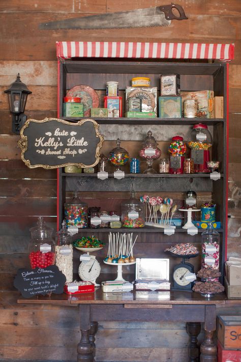 A good old-fashioned sweet shopThis Candy shop and everything in it is available from VintagePrettyPhotography by Candy Capco Shop Party Ideas, Sweet Shop Party, Old Fashioned Sweet Shop, Old Fashioned Sweets, Pretty Photography, Candy Display, Old Fashioned Candy, Candy Sweet, Old Country Stores