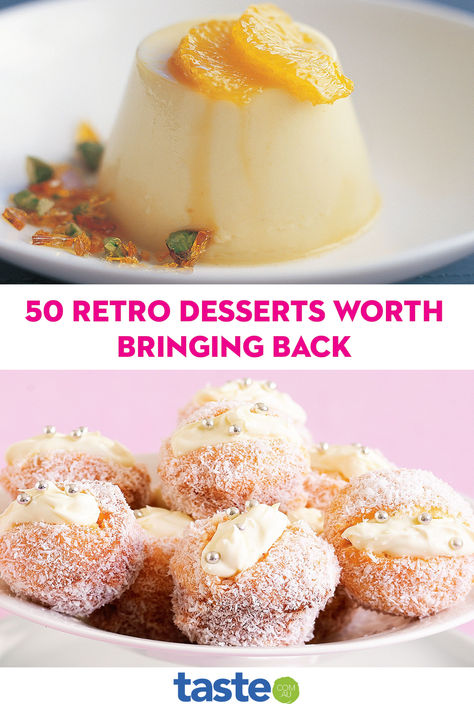 Remember a time when thumbrint cookies, jelly cupcakes and swiss rolls ruled your dessert table? These old-school sweets and treats are making a comeback – and we’re leading the charge. Old School Baking Recipes, Old School Desserts, Jelly Cupcakes, Low Fat Desserts, Retro Desserts, Swiss Rolls, Baking Treats, Cold Desserts, Recipes Sweet