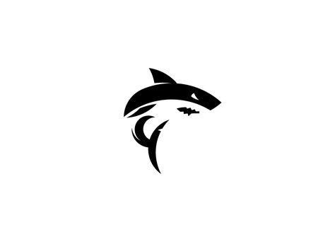 Southport Sharks Rebrand Shark Vector Illustration, Shark Logo Design Ideas, Shark Symbol, Shark Logo Design, Shark Icon, Shark Tooth Tattoo, Shark Illustration, Shark Silhouette, Shark Graphic