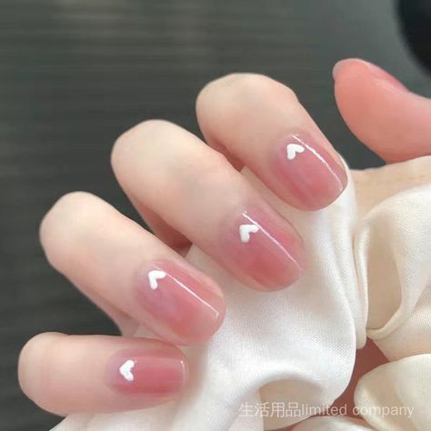 Designs For Short Nails, Cute Pink Nails, Beauty Hacks Nails, Acrylic Nail Shapes, Hello Nails, Cute Simple Nails, Subtle Nails, Korean Nails, Gel Nails Diy