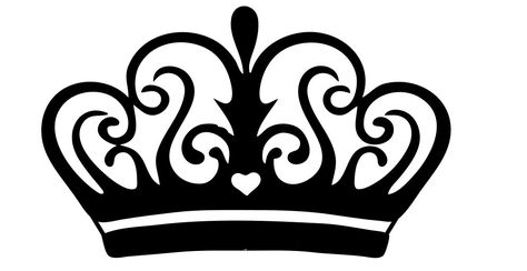 Tiara Silhouette, Coronas Tattoo, Tiara Drawing, Princess Crown Svg, Crown Svg Queen, Princess Crown Vector, Celtic Knot Tutorial, Crown Silhouette, Knot Tutorial