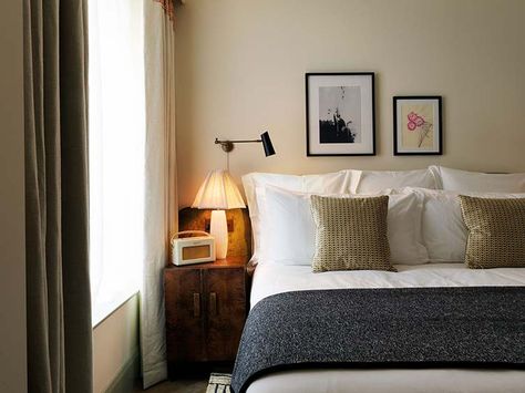 Soho House curator talks about the Redchurch Townhouse art collection Soho House Shoreditch, Retail Interior Design, Soho Home, White Sheets, Soho House, Retail Interior, Studio Interior, Main Bedroom, Interior Design Studio