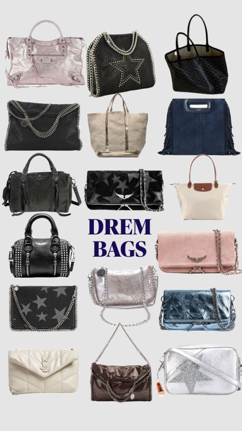 Everyday Bag Essentials, Dream Bags, Aesthetic Bags, Cute Preppy Outfits, Girly Accessories, Bags Aesthetic, Stockholm Fashion, Pretty Bags, Essential Bag