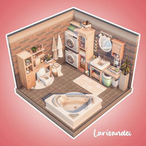 🌸Larisa (@larisandei) • Instagram photos and videos Cute Sims 4 Apartments, Sims 4 Houses Room Ideas, Sims 4 Cute Bathroom, Room Ideas For Sims 4, Sims 4 Inspo Room, Sims 4 Houses Rooms, Sims 4 Bathroom Layout, Sims 4 Two Bedroom House, Sims 4 Room Ideas Bathroom