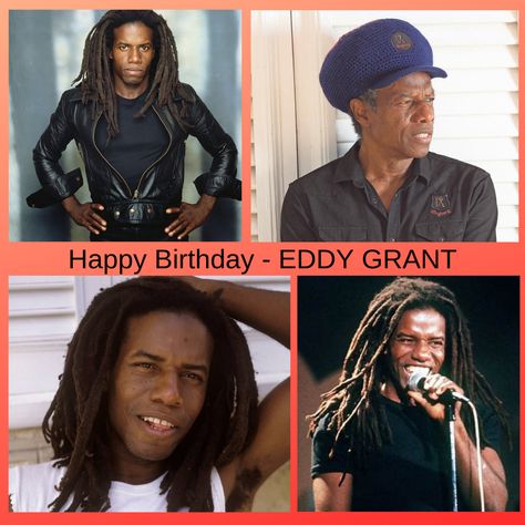 'HAPPY BIRTHDAY - EDDY GRANT' 1948, Born - Eddy Grant, singer with 'The Equals' They had the 1968 UK No.1 single 'Baby Come Back', as a solo artist Eddy scored the 1982 UK No.1 single 'I Don't Wanna Dance', plus another 18 singles and 15 studio albums. #TheEquals #EddyGrant www.vinylelite.co.uk Happy Birthday Eddie, Eddy Grant, Baby Come Back, Music My Life, Start Again, Studio Album, Pop Music, Vinyl Records, First Love