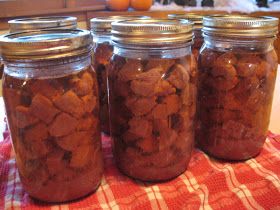 Creative Chicks: Canning Venison Canning Stew, Canning Tutorial, Canning Venison, Canning Beef, Canned Apple Pie, Apple Pie Filling Recipe, Freezing Recipes, Canning Pressure Cooker, Canning Meat