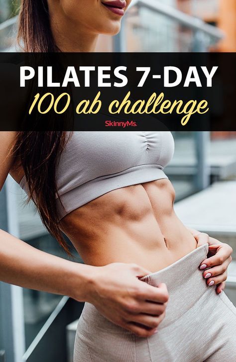 Are you looking for a workout routine that will tone, tighten, and strengthen your tummy? If so, you can start with our Pilates 7-day 100 Ab Challenge. There is no equipment needed for this workout, only the desire for ridiculously firm abs! Flat Belly Exercises, Flat Belly Workouts, Fish Oil Supplements, Belly Workouts, Fat Blaster, Unhealthy Habits, Get A Flat Stomach, Ab Challenge, Abs Challenge