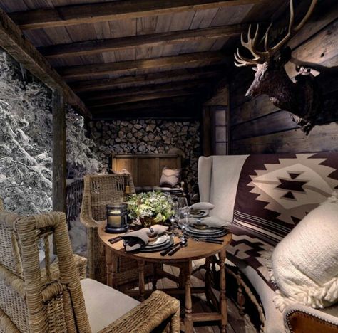 Luxe Lodge, Alpine Lodge, Modern Lodge, Log Home Interiors, Ski House, Rustic Cabin Decor, Ski Lodge, Western Homes, Lake Cottage