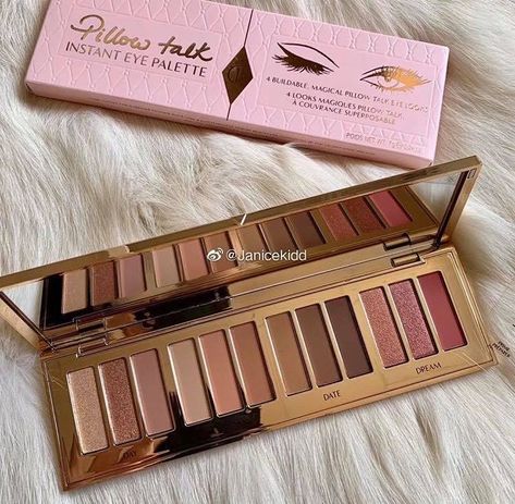 Charlotte Tilbury Pillow Talk Instant Eye Palette Spring 2020 Palette Spring, Penyimpanan Makeup, Charlotte Tilbury Pillow Talk, New Eyeshadow Palettes, Makeup Pallets, Makeup Rooms, Latest Makeup, Makeup Items, Pillow Talk