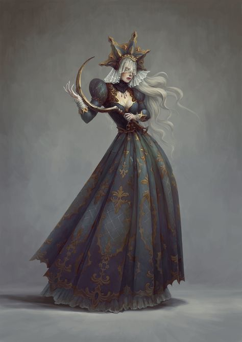 Undead priestess, Daria Ovchinnikova on ArtStation at https://www.artstation.com/artwork/1nxVr8 Pathfinder Varisians, Undead Character, Priestess Art, Character Face, Armors, Fantasy Inspiration, Medieval Fantasy, Dnd Characters, Character Portraits