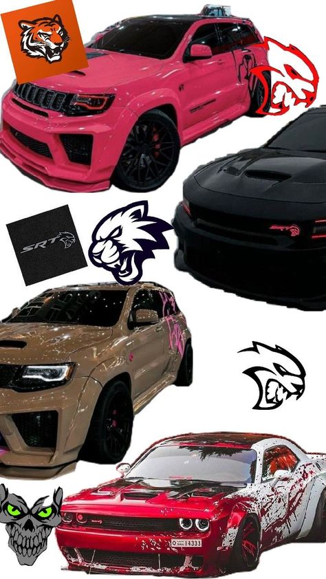 #grand cheeroke # hellcat  #dodge demon Hellcats And Track Hawks, Hellcat Wallpaper Iphone, Dodge Charger Srt Hellcat Wallpaper, Demon Hellcat, Hellcat Dodge, Srt Jeep, Hellcat Srt, Srt Demon, Dodge Demon