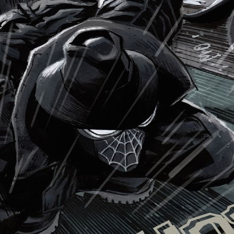 comic: Spider-Man Noir (2020) Spider Noir Pfp Comic, Spidernoir Without Mask, Spidernoir Pfp, Spiderman Noir Pfp, Spider Noir Face, Spidernoir Icon, Spider Noir Without Mask, Spider Noir Pfp, First Spiderman