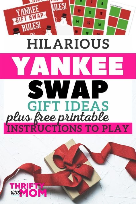 Whether you have a yankee swap gift exchange or a white elephant gift swap, these creative gifts are sure to get a laugh at your next holiday party. These funny gift exchange ideas are perfect for any budget with gifts under $25, $15, or under $10. #christmas #giftideas Yankee Swap Games, Yankee Swap Gift Ideas, Yankee Swap Gift, Yankee Swap, Best White Elephant Gifts, Gift Exchange Games, Swap Gifts, Sweet 16 Birthday Party, For Journal