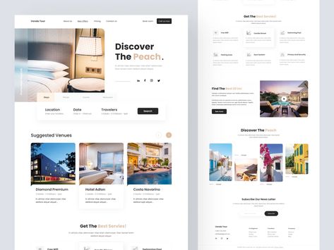 Hotel Booking Website by Spellon Theme on Dribbble Hotel Website Design, Hotel Booking Website, Booking Website, Hotel Website, Hotel Booking, Web Layout Design, Web Layout, Booking Hotel, Case Study