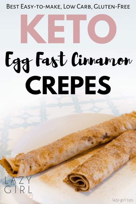 #DifferentTypesOfSkinMoles Cinnamon Crepes, Egg And Grapefruit Diet, Keto Egg Fast, 1000 Calorie, Keto Cinnamon, Sweet Crepes, Egg Diet Plan, Baking Powder Uses, Egg Fast