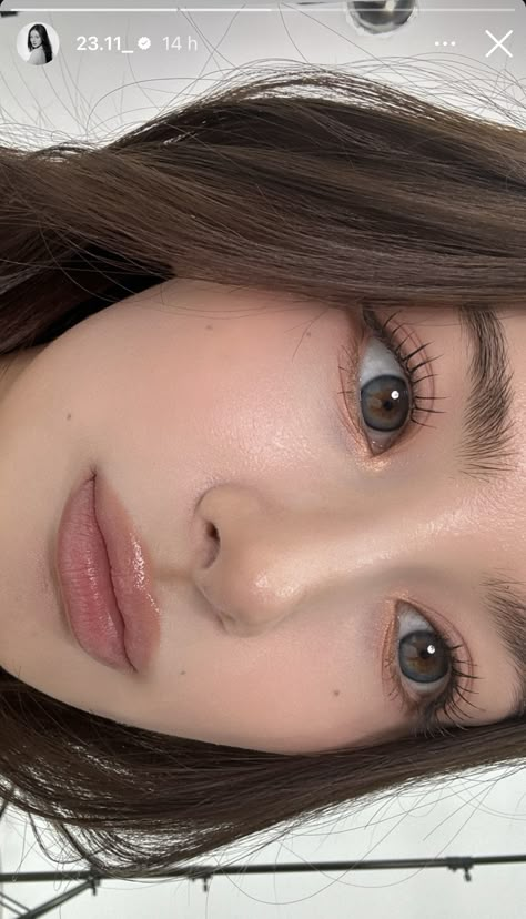 Soft Makeup Looks, Korean Eye Makeup, Beauty Makeup Tutorial, Ethereal Makeup, Fancy Makeup, Makeup Makeover, Makeup Looks Tutorial, Makeup Pictures, Asian Makeup